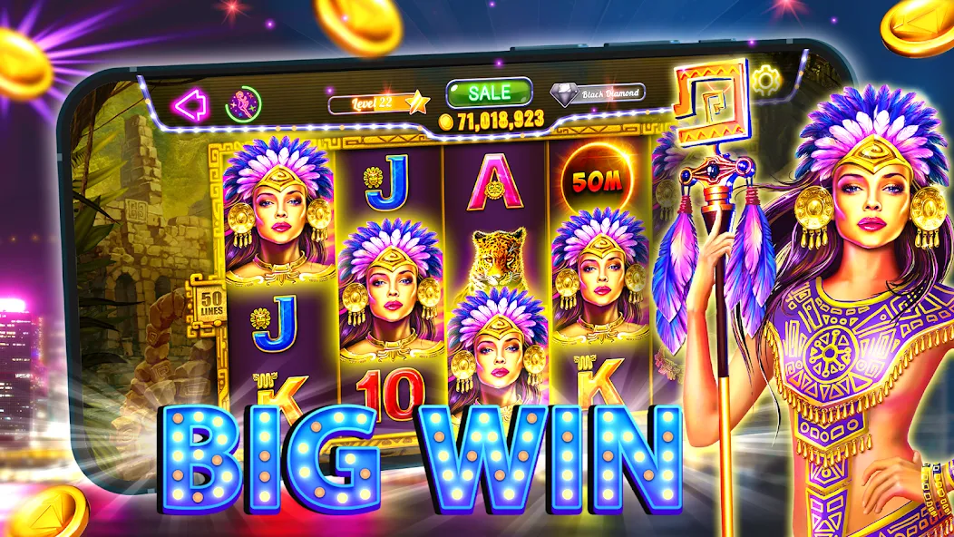 Old Vegas Slots - Casino 777 (Олд Вегас Слотс)  [МОД Все открыто] Screenshot 1