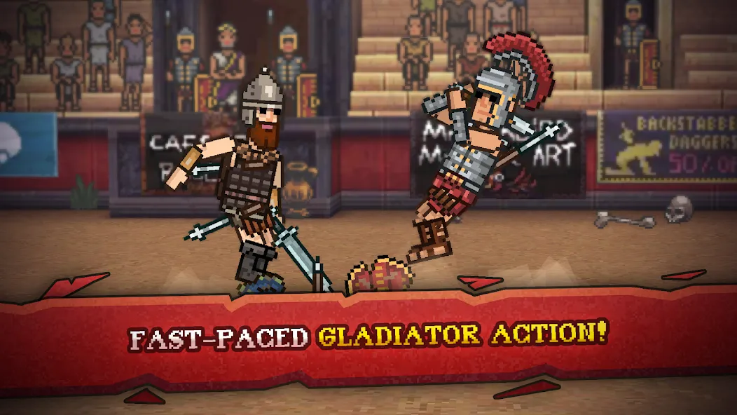 Gladihoppers - Gladiator Fight (Гладихопперс)  [МОД Много денег] Screenshot 1