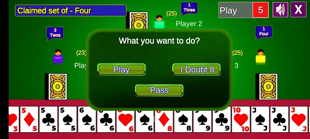 Bluff Card Game (Блеф карточная игра)  [МОД Много денег] Screenshot 4