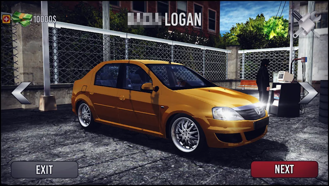 Logan Drift Simulator (Логан Дрифт Симулятор)  [МОД Mega Pack] Screenshot 1