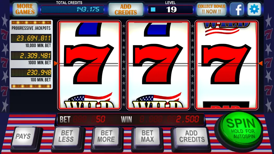 777 Slots Casino Classic Slots (Слоты Казино Классические Слоты)  [МОД Меню] Screenshot 4