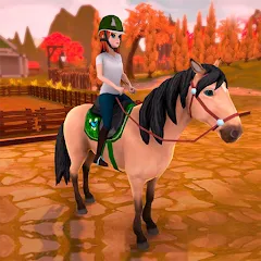 Скачать взлом Horse Riding Tales - Wild Pony (Хорс Райдинг Тейлс)  [МОД Unlimited Money] - стабильная версия apk на Андроид