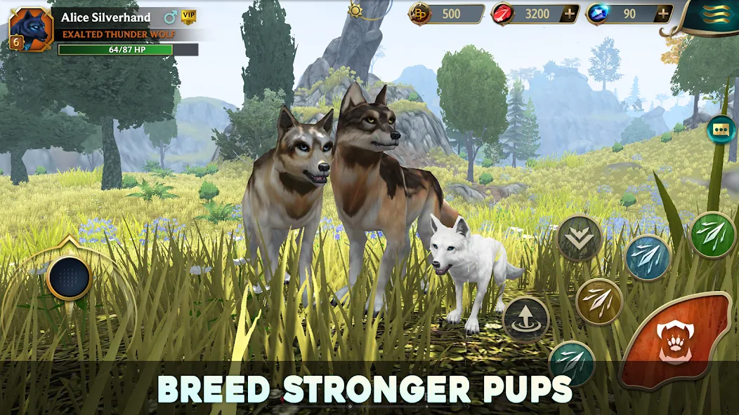 Wolf Tales - Wild Animal Sim (Вулф Тейлс)  [МОД Много монет] Screenshot 1