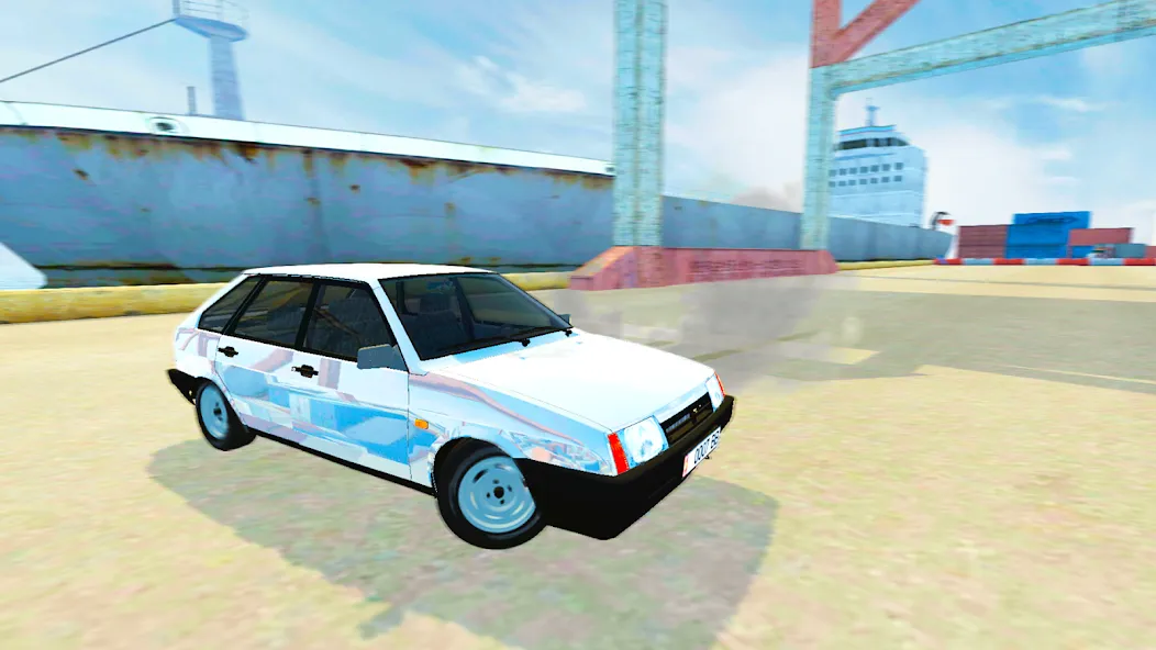 Lada Drift Simulator - Online  [МОД Бесконечные деньги] Screenshot 1