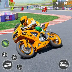 Скачать взломанную Moto Racing 3d Motorcycle Game (Дерт Байк Рейсинг 3Д)  [МОД Бесконечные монеты] - последняя версия apk на Андроид