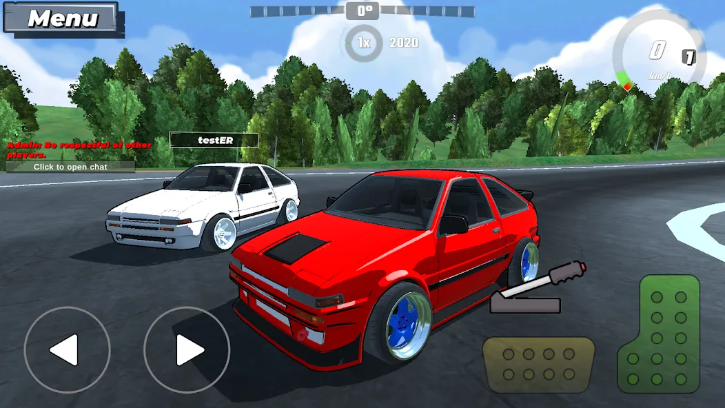 Drift King: Online (Дрифт Кинг)  [МОД Бесконечные деньги] Screenshot 1