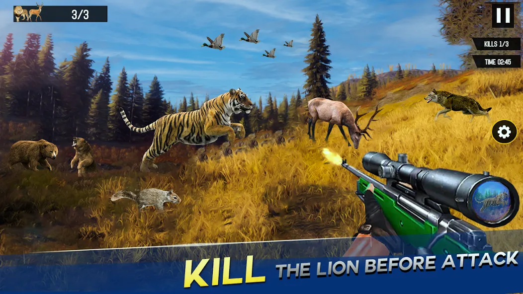 Sniper Animal Deer Hunter Game (Снайперские игры на животных)  [МОД Бесконечные деньги] Screenshot 3