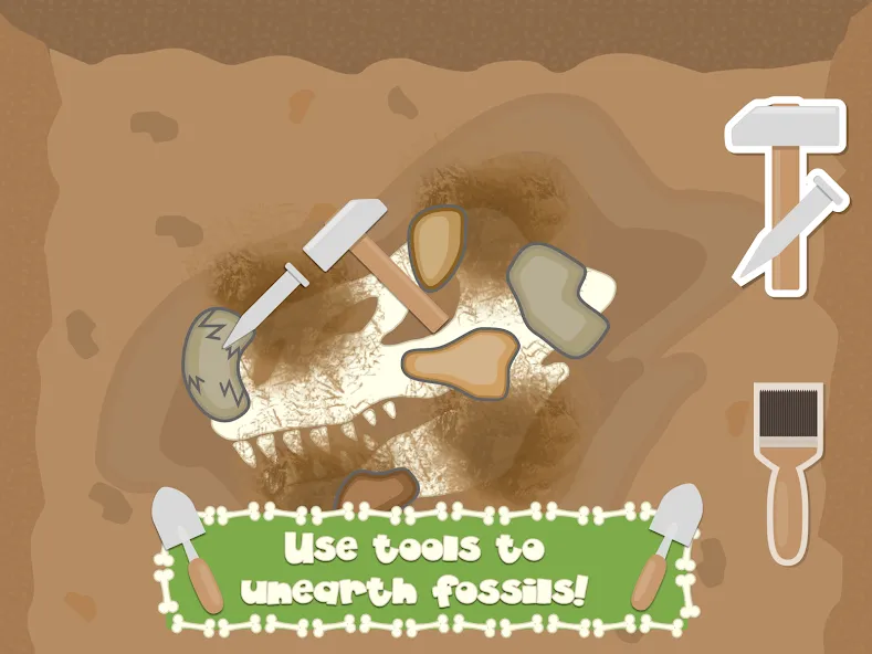 Dino Fossil Dig - Jurassic Adv (Дино Фоссил Диг)  [МОД Menu] Screenshot 3