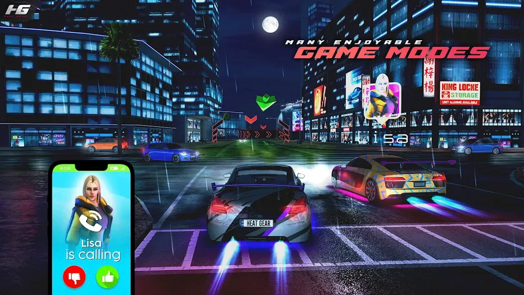 Heat Gear - Race & Drift World (Хит Гир)  [МОД Много денег] Screenshot 2