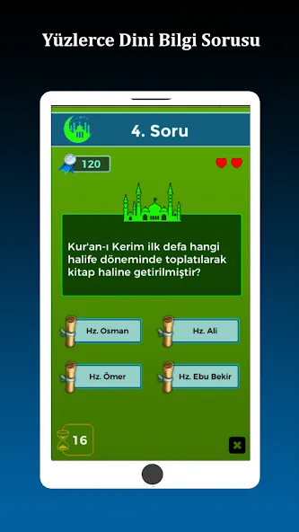 İslami Bilgi Yarışması  [МОД Меню] Screenshot 2