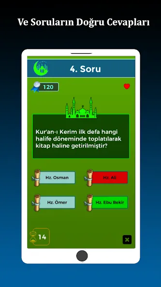 İslami Bilgi Yarışması  [МОД Меню] Screenshot 3