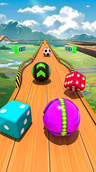 Rolling Ball Game Hop Ball Run (Гоинг Боллс Гейм)  [МОД Много монет] Screenshot 2