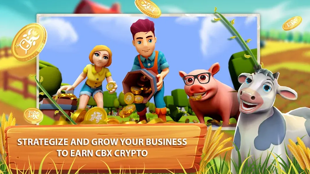 CropBytes: A Crypto Farm Game (КропБайтс)  [МОД Много монет] Screenshot 2