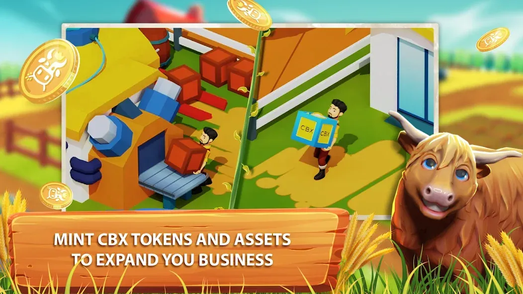 CropBytes: A Crypto Farm Game (КропБайтс)  [МОД Много монет] Screenshot 3