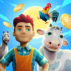 Скачать взлом CropBytes: A Crypto Farm Game (КропБайтс)  [МОД Много монет] - последняя версия apk на Андроид