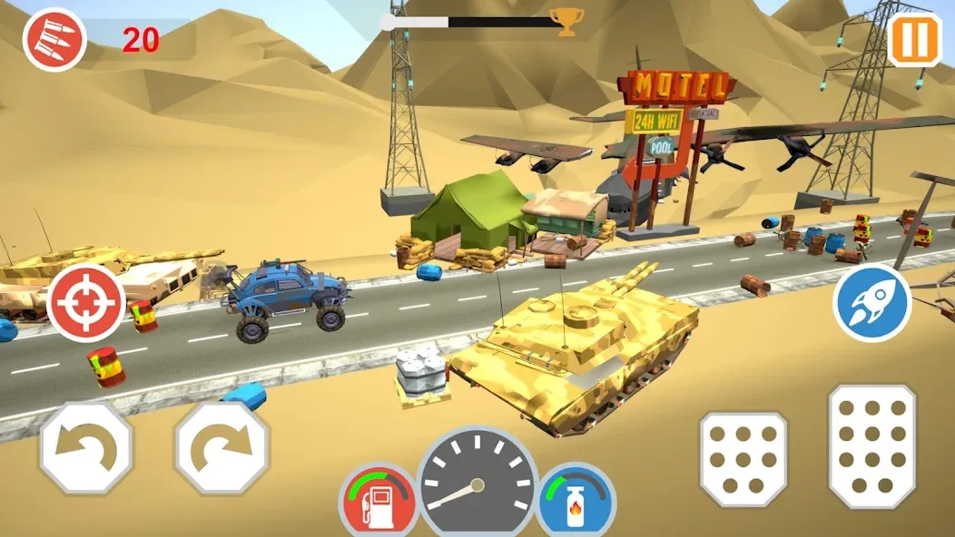 Zombie Cars Crush: Racing Die (Зомби Карс)  [МОД Меню] Screenshot 3