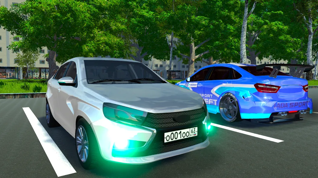 Lada - Russian Car Driving  [МОД Mega Pack] Screenshot 1