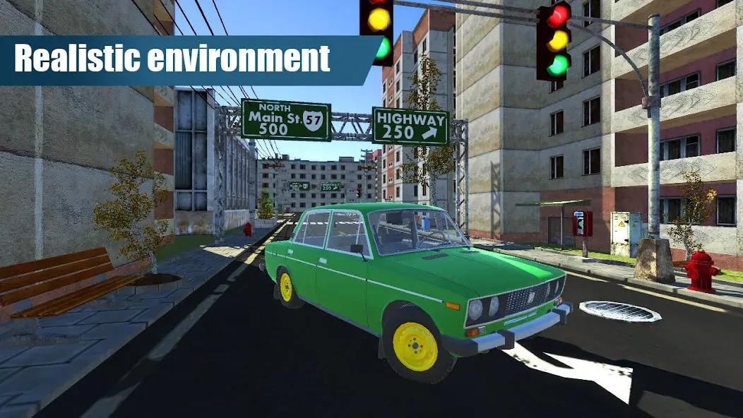 Russian Cars - USSR Version  [МОД Много монет] Screenshot 1