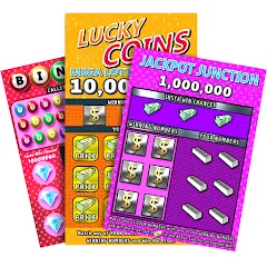 Скачать взломанную Scratch Off Lottery Casino (Скретч Офф Лотерейное Казино)  [МОД Бесконечные монеты] - стабильная версия apk на Андроид