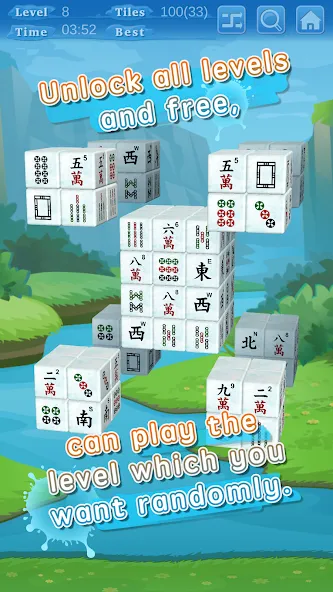 Stacker Mahjong 3D (Стаккер Маджонг 3Д)  [МОД Unlimited Money] Screenshot 3