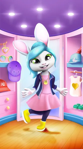 Bu Bunny - Cute pet care game  [МОД Unlocked] Screenshot 5