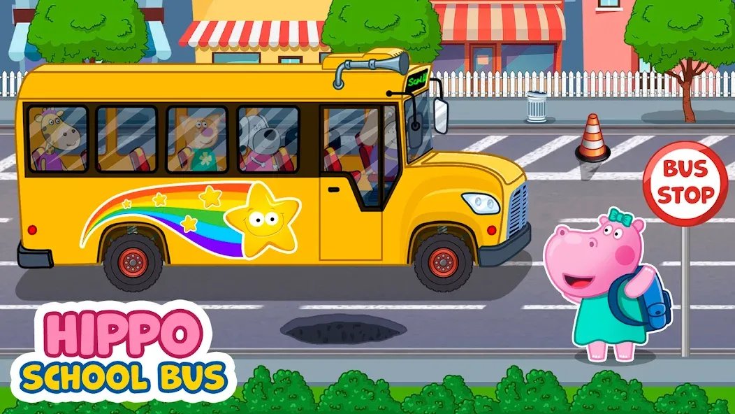 Kids School Bus Adventure  [МОД Бесконечные деньги] Screenshot 1