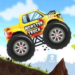 Скачать взломанную Kids Monster Truck Racing Game  [МОД Unlocked] - последняя версия apk на Андроид