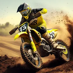 Скачать взломанную MX Bikes: Motocross Dirt bikes  [МОД Menu] - полная версия apk на Андроид