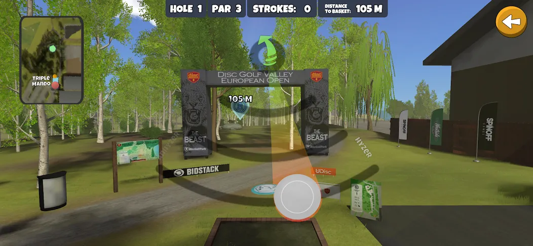 Disc Golf Valley (Диск Гольф Вэлли)  [МОД Menu] Screenshot 1