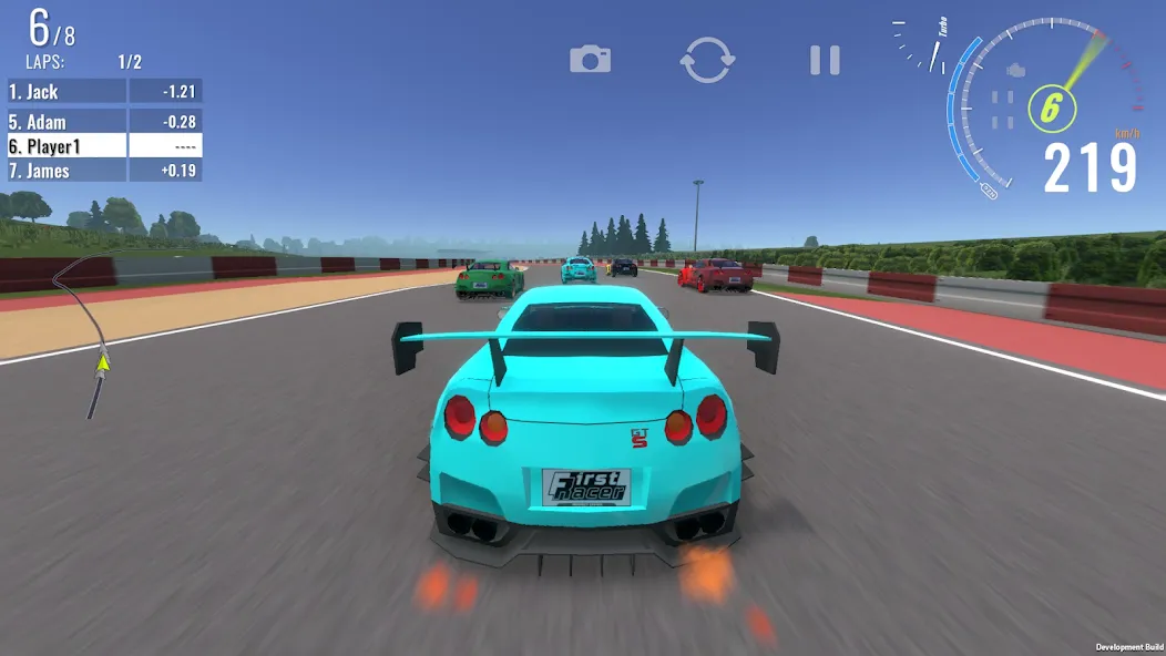 First Racer (Фрст Рейсер)  [МОД Menu] Screenshot 1