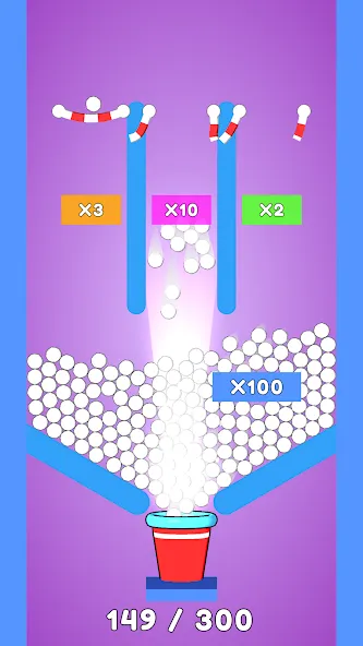 Balls and Ropes: Cut 'n Bounce (Боллс энд Роупс)  [МОД Mega Pack] Screenshot 1