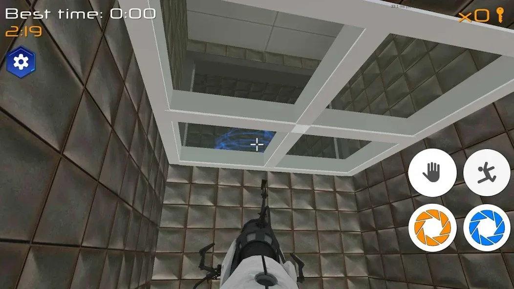 Portal Maze 2 game 3D aperture  [МОД Бесконечные деньги] Screenshot 2