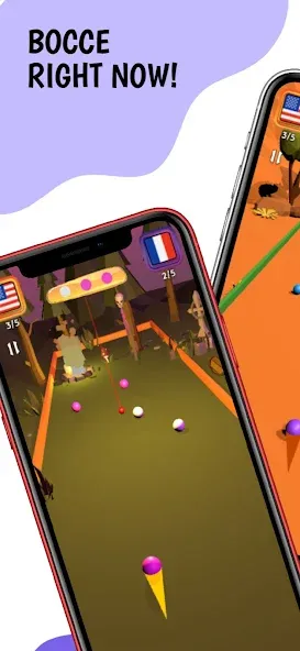 Bocce Ball 3D: Nations League (Бочче Болл 3Д)  [МОД Много монет] Screenshot 1