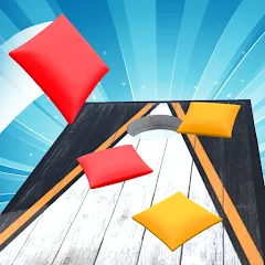 Скачать взломанную Cornhole 3D: Nations League (Корнхол 3Д)  [МОД Unlimited Money] - полная версия apk на Андроид