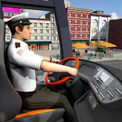 Взлом City Coach Bus City Bus Games  [МОД Unlocked] - стабильная версия apk на Андроид