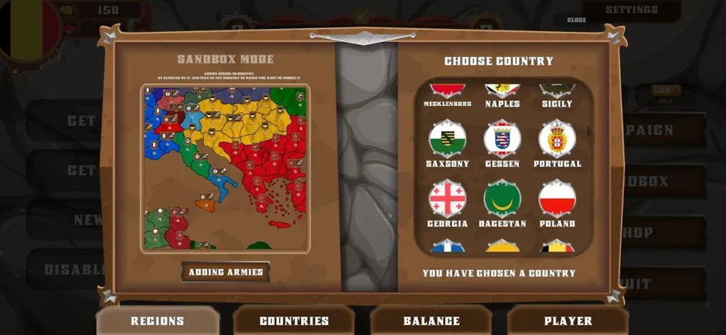 World conquest: Europe 1812 (Всемирное завоевание)  [МОД Меню] Screenshot 2