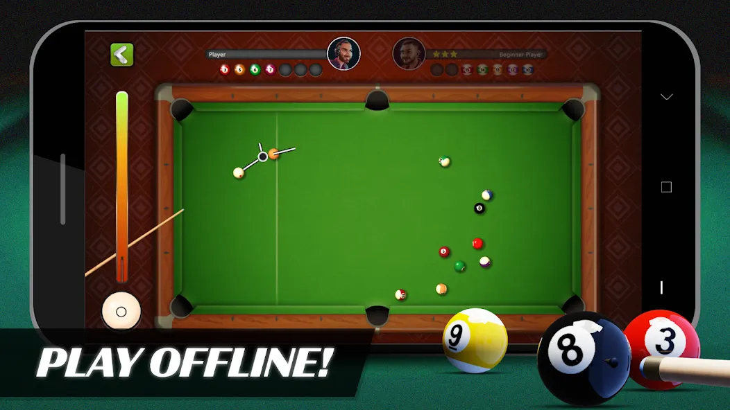 8 Ball Billiards Offline Pool (Балл Бильярд Оффлайн Пул)  [МОД Unlimited Money] Screenshot 1