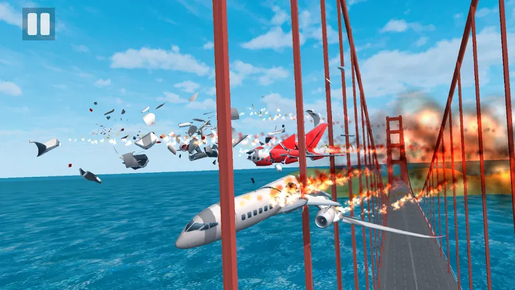 Plane Crash: Flight Simulator (Плейн Краш)  [МОД Бесконечные деньги] Screenshot 2