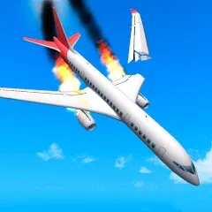 Скачать взломанную Plane Crash: Flight Simulator (Плейн Краш)  [МОД Бесконечные деньги] - полная версия apk на Андроид