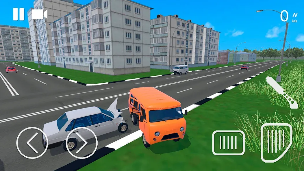 Russian Car Crash Simulator (Рашн Кар Краш Симулятор)  [МОД Меню] Screenshot 4