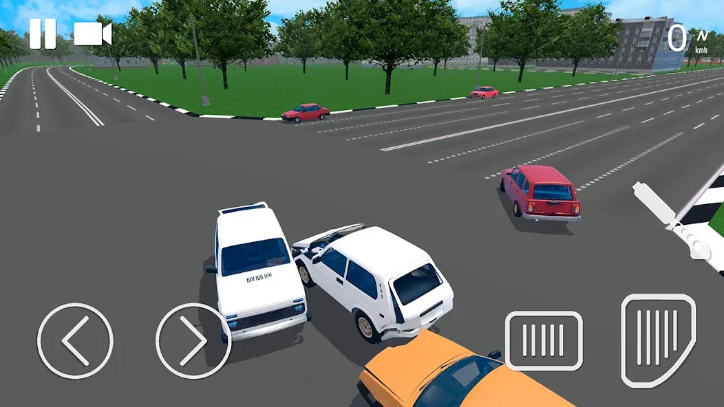 Russian Car Crash Simulator (Рашн Кар Краш Симулятор)  [МОД Меню] Screenshot 5