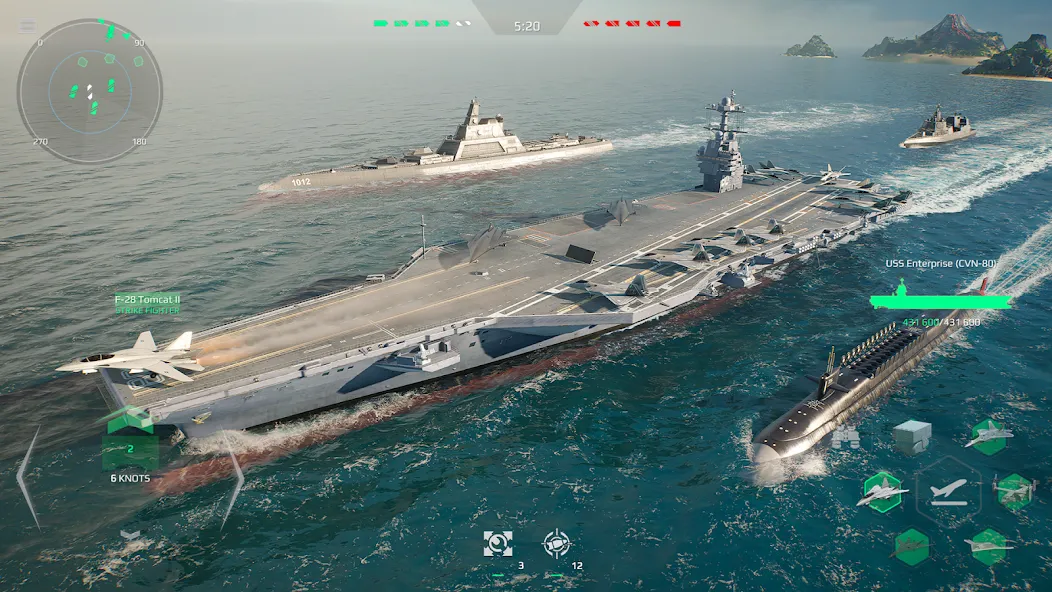 Modern Warships: Naval Battles (МОДЕРН ВАРШИПС)  [МОД Бесконечные деньги] Screenshot 2