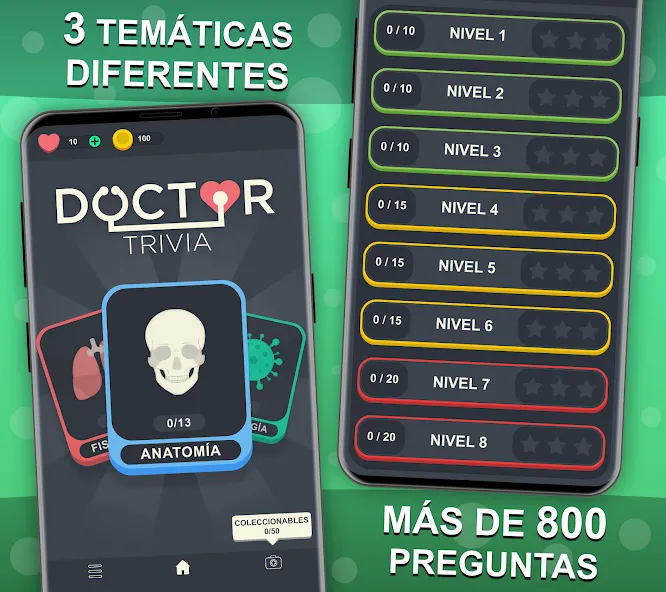 Doctor Trivia - Quiz Medicina (Доктор Тривия)  [МОД Много монет] Screenshot 2