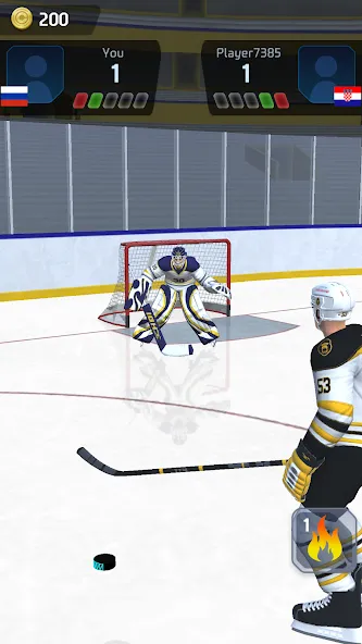 Hockey Game Stars 3D (Хоккей Гейм Старс 3D)  [МОД Меню] Screenshot 1