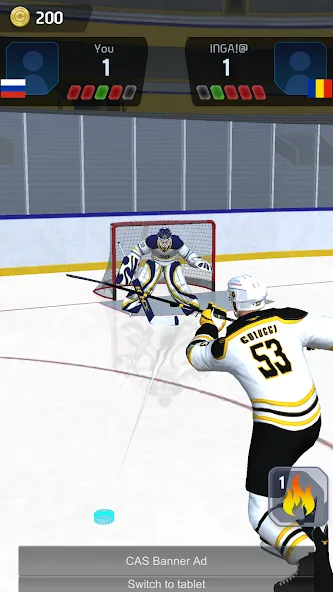 Hockey Game Stars 3D (Хоккей Гейм Старс 3D)  [МОД Меню] Screenshot 4