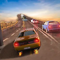 Скачать взлом Car Highway Racing for Speed (Трафик Рейсер Трафик игры)  [МОД Menu] - последняя версия apk на Андроид