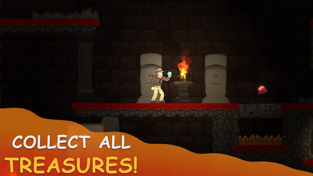 Volcano Escape (Вулканическое бегство)  [МОД Unlocked] Screenshot 1