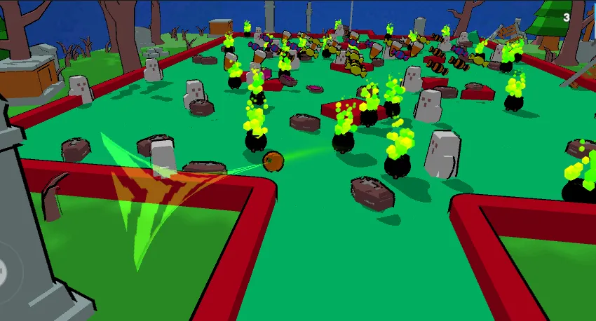 MiniGolf Madness: Halloween (МиниГольф безумие)  [МОД Menu] Screenshot 2