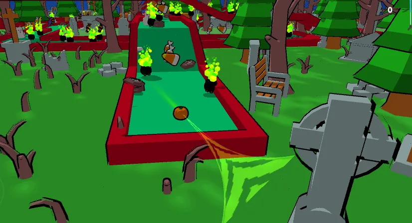 MiniGolf Madness: Halloween (МиниГольф безумие)  [МОД Menu] Screenshot 5