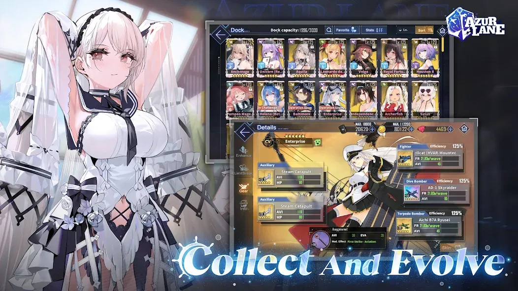 Azur Lane (Азур Лейн)  [МОД Много монет] Screenshot 2